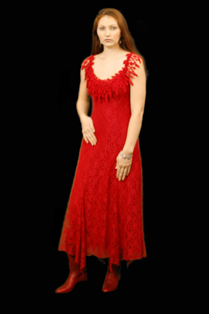 Western Dresses with Lace