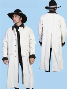 Scully Canvas Duster - Natural - Men's Frock Coats and Dusters | Spur Western Wear