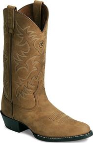 Ariat® Heritage Western R Toe Western Boot - Distressed Brown - Men's Western Boots | Spur Western Wear