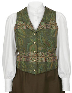 Frontier Classics  Vest -Olive - Ladies' Old West Vests and Jackets | Spur Western Wear