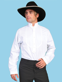 Scully Tombstone Shirt - White - Men's Old West Shirts | Spur Western Wear