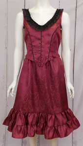 Frontier Classics Saloon Girl Ensemble - Burgandy - Ladies' Old West Ensembles | Spur Western Wear