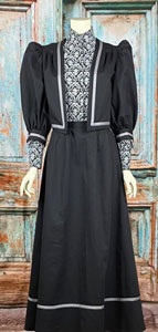 Frontier Classics Two Piece Ensemble - Black - Ladies' Old West Ensembles | Spur Western Wear