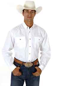 thumbnail image 2 of ROPER Men's Amarillo Long Sleeve Western Shirt - Solid Yellow Western Work Shirt 2 of 12