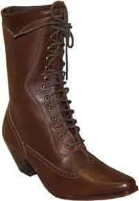 Abilene Ladies Vintage Lace Up Boot -  Brown - Ladies' Western Boots | Spur Western Wear