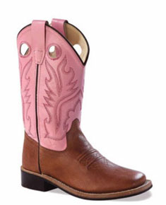 Jama Old West Cowgirl Boot - Pink - Kids' - Kids' Western Boots | Spur Western Wear