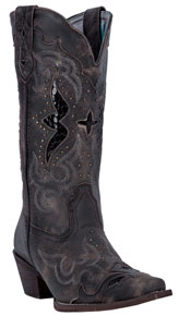 Laredo Lucretia Western Boot - Black - Ladies' Western Boots | Spur Western Wear