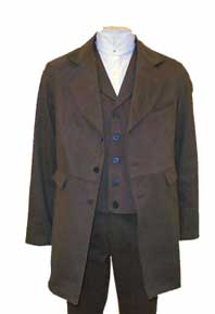 Frontier Classics "Gunfighter" Town Coat - Brown - Men's Old West Vests And Jackets | Spur Western Wear