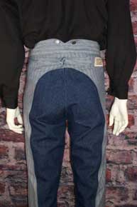 Frontier Classics Saddle Seat Pant - Tan-Black - Men's Old West Pants | Spur Western Wear
