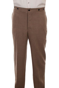 Wah Maker Plaid Pant - Tan - Men's Old West Pants | Spur Western Wear