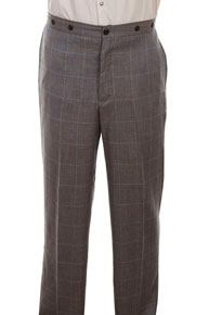 Wah Maker Plaid Pant - Grey - Men's Old West Pants | Spur Western Wear