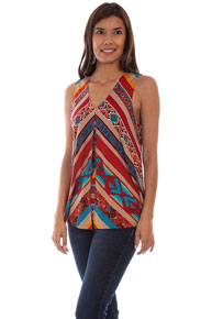 Scully Honey Creek Serape Tank Top - Ladies' Western Shirts | Spur Western Wear