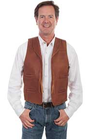 Wah Maker Silk Double Breasted Vest - Black - Men's Old West Vests And  Jackets