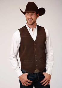 Men's Leather Western Vests - Men's Western Vests | Spur Western Wear