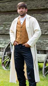 Men s Old West Dusters Old West Clothing Spur Western Wear