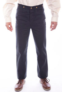 Scully Frontier Canvas Duckins Pant - Walnut - Men's Old West Pants | Spur Western Wear