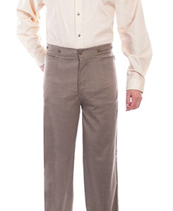 Scully Frontier Pant - Brown, - Men's Old West Pants | Spur Western Wear