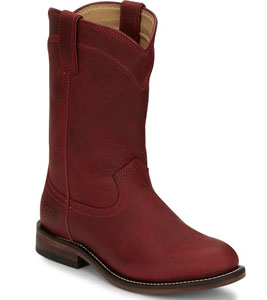 Justin Holland Roper Boot - Red Ladies, | Spur Western Wear