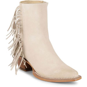 Justin "Bev"  Fringe Bootie  with a Western Flair - Ladies - Style# 19-19-VN4426, Cowgirl Boots, Cowboy Boots,  Ladies' Western Boots | Spur Western Wear