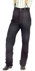 Scully Frontier Canvas Duckins Pant - Black - Men's Old West Pants | Spur Western Wear