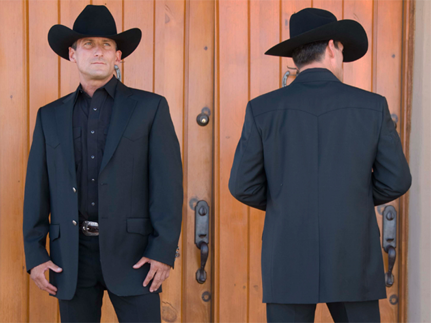 mens western blazer