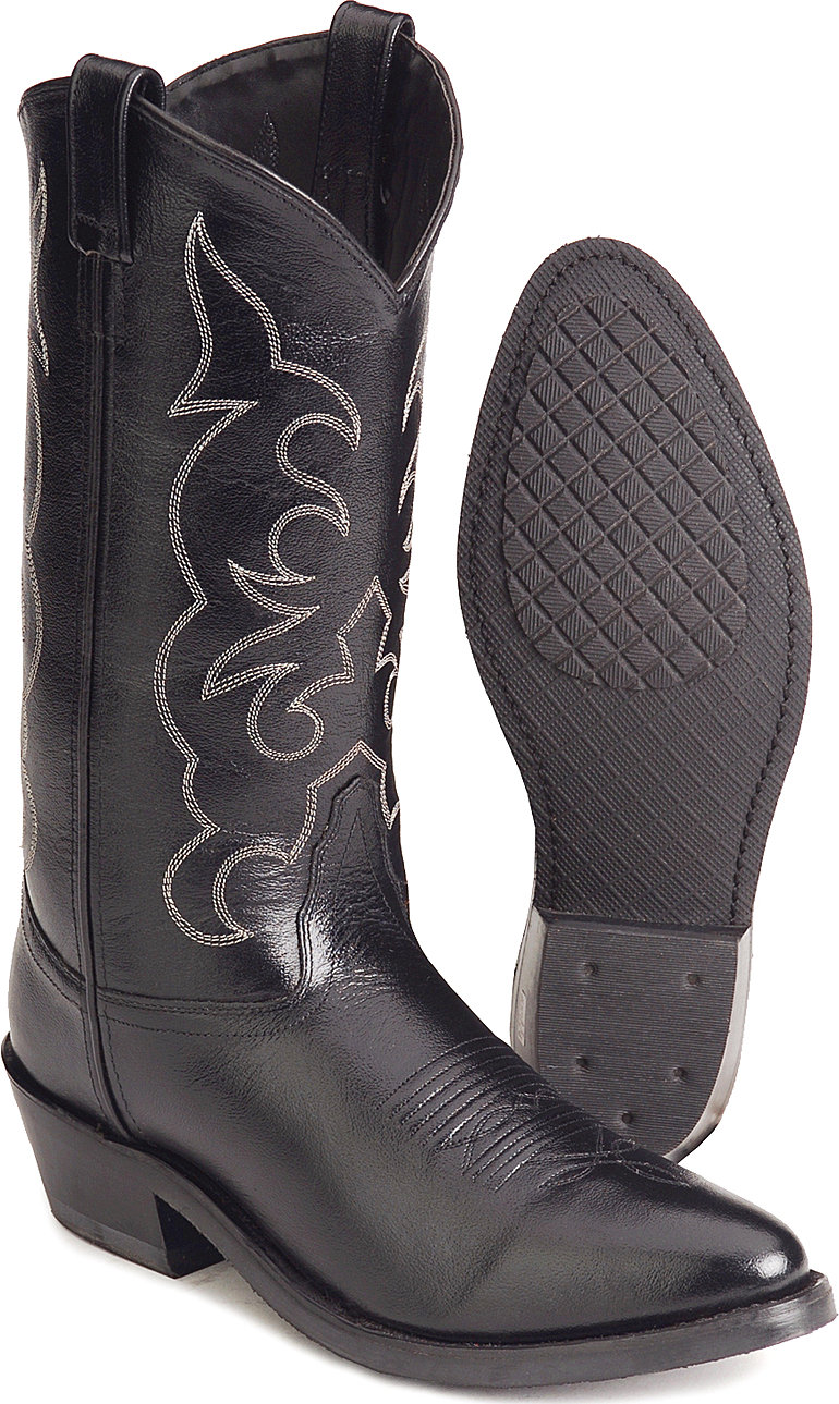 Abilene Men's Square Dress Toe Western Boots - Black Cherry