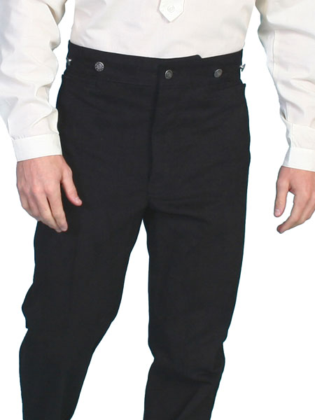599652-Blk Scully Wahmaker Mens Wahmaker Old West Saddle Cut Pants 599652-Blk Scully Wahmaker Mens Wahmaker Old West Saddle Cut Pants