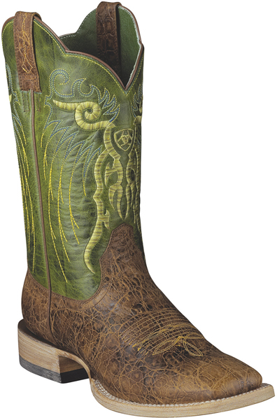 Montenegro Lime Green Western Cowboy Boots 28 MALENA/2024 Green Metallic Faux Leather Cowboy Boot Western  main image 4