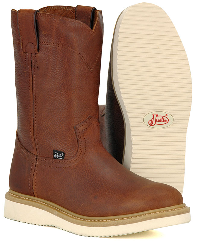 Justin Premium Wedge Pull-On Work Boot 