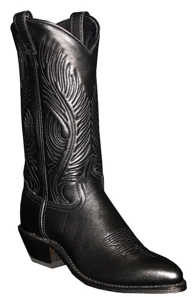 black western dress boots Soto Boots Mens Classic Round Toe Cowboy Boots H7001, Black