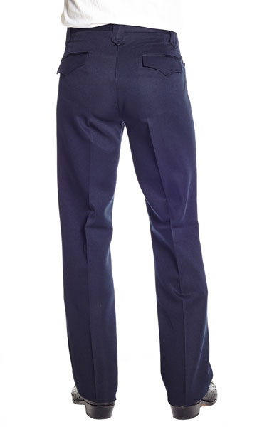 Circle S Western Suit Pant - Heather Navy - Men's Western