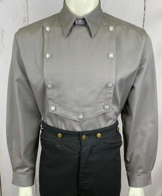 HYKE - 【HYKE】CHECKED BIB FRONT SHIRT HYKE CHECKED BIB FRONT SHIRT gray | eBay