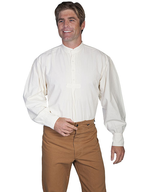 Scully Old West Shirt - Natural - Men's Old West Shirts | Spur