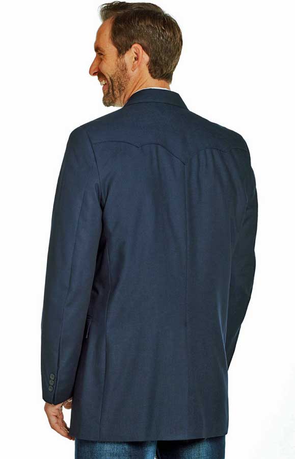 Circle S Navy Western Sport Coat Men's Western Suit Coats,Big man's