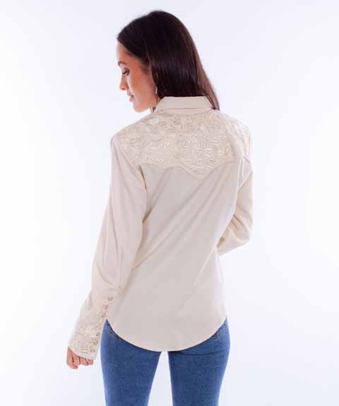 Scully Gunfighter Long Sleeve Snap Front Western Shirt - Black with ...