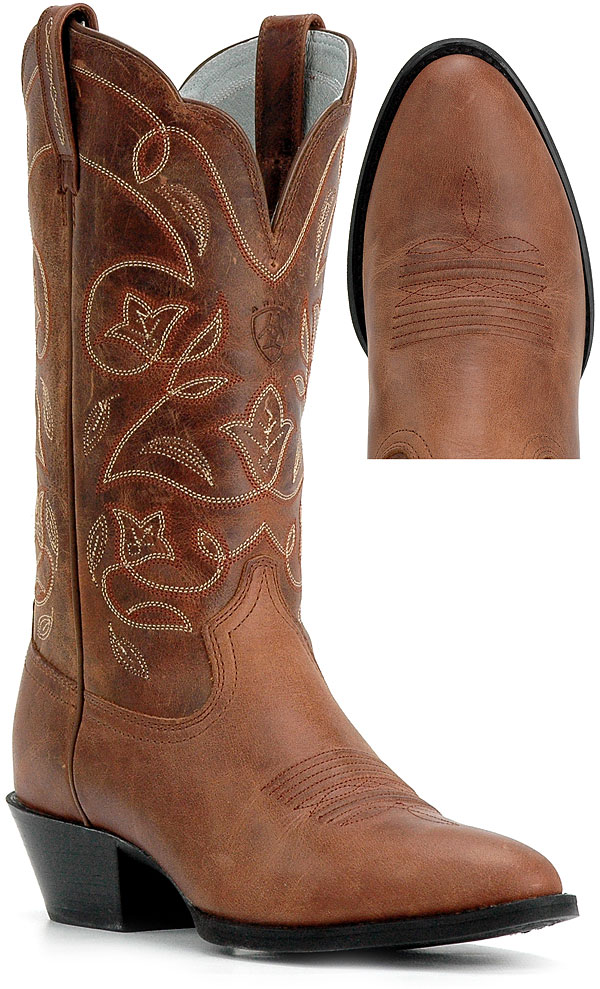 r toe western boots