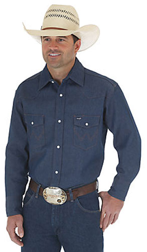 Amazon.com: Men's Long Sleeve Western Denim Work Shirt Single Chest Pocket  Comfort Soft Casual Cotton Shirts Blue 38 : Clothing, Shoes & Jewelry
