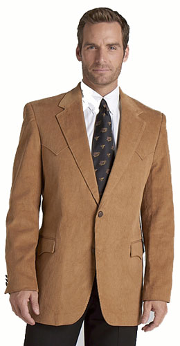 Circle S Corduroy Western Sport Coat - Camel - Men's Western Suit Coats, Suit Pants, Sport Coats, Blazers | Spur Western Wear