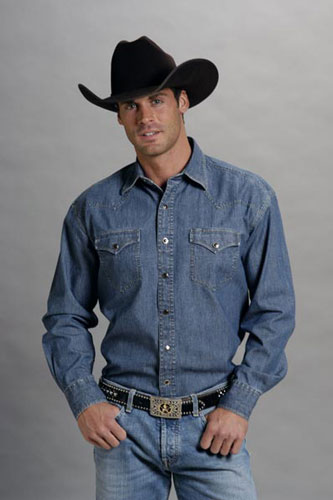 denim on denim cowboy