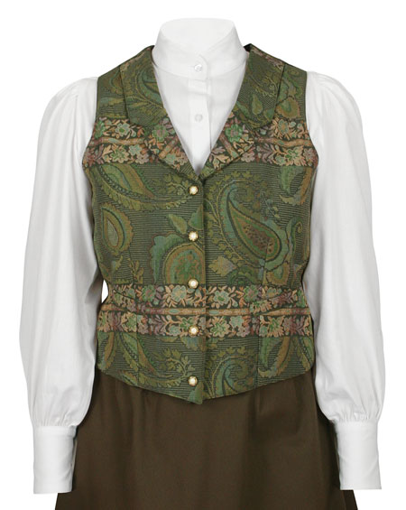 Frontier Classics Miss Kitty Vest - Red - Ladies' Old West Vests and Jackets | Spur Western Wear