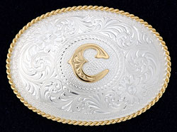 Montana Silversmiths Initial C Western Belt Buckle - Western Belt Buckles | Spur Western Wear