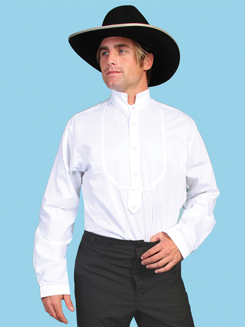 Scully Tombstone Shirt - White - Men's Old West Shirts | Spur Western Wear