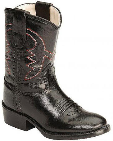 Jama Old West Cowboy Boot - Black - Infants' - Kids' Western Boots | Spur Western Wear