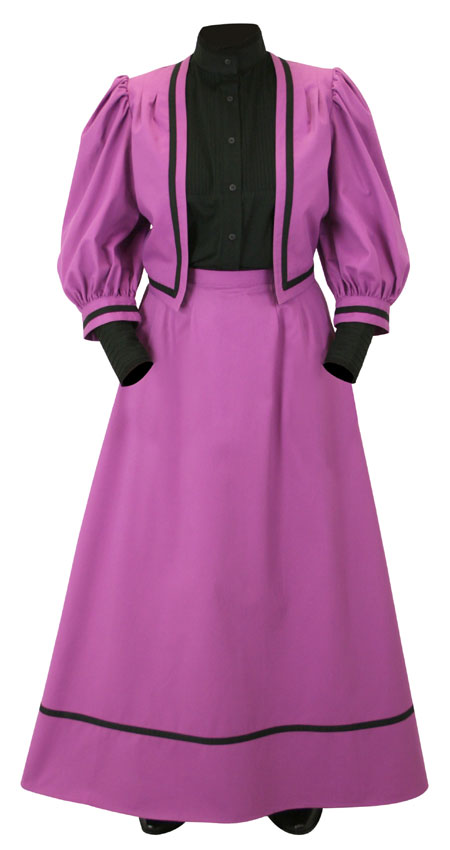 Frontier Classics Two Piece Ensemble - Lilac - Ladies' Old West Ensembles | Spur Western Wear