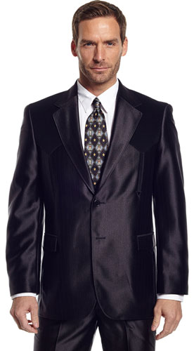 Circle S Boise Swedish Knit Western Suit Coat - Black - Men's  Western Suit Coats, Suit Pants, Sport Coats, Blazers | Spur Western Wear