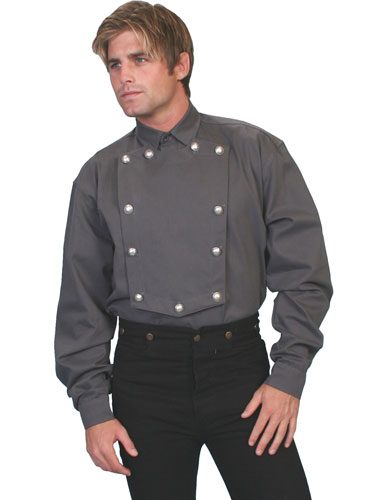 Wah Maker Bib Front Shirt – Silver Tone 