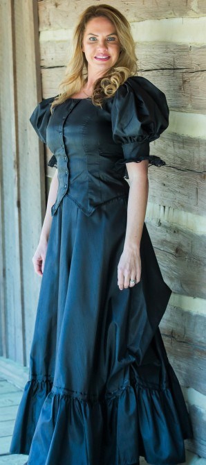 satin western dress