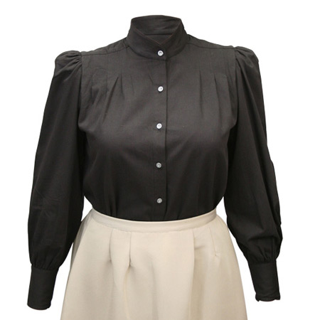 Frontier Classics Victoria Blouse - Black - Ladies' Old West Blouses | Spur Western Wear