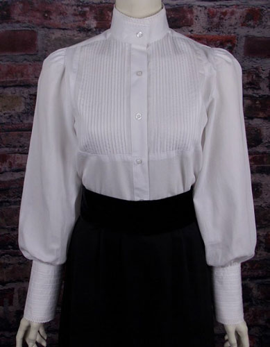 Frontier Classics Alma Blouse - White - Ladies' Old West Blouses | Spur ...