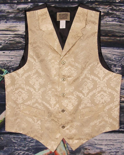 Frontier Classics Old West Victorian Westworld Son style Olive Green mens vest
